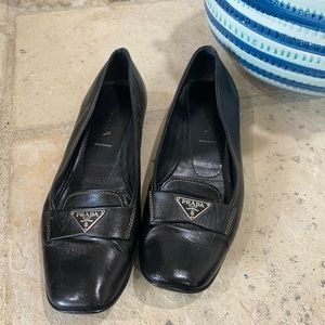 Prada black flat 7.5.